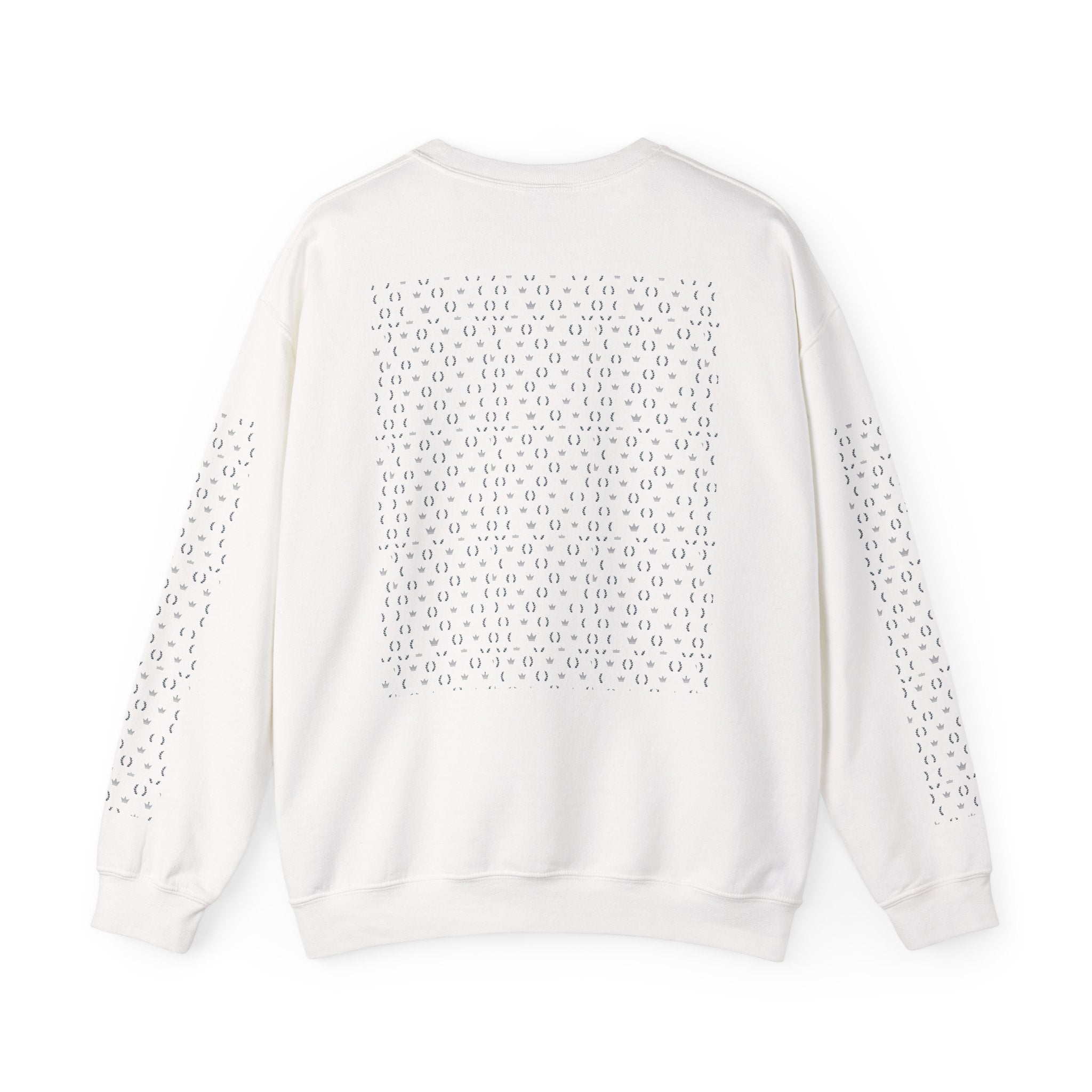 Quiet Empire Crewneck Sweatshirt — 'QUIET EMPIRE CLOUT' Minimal Graphic Pullover