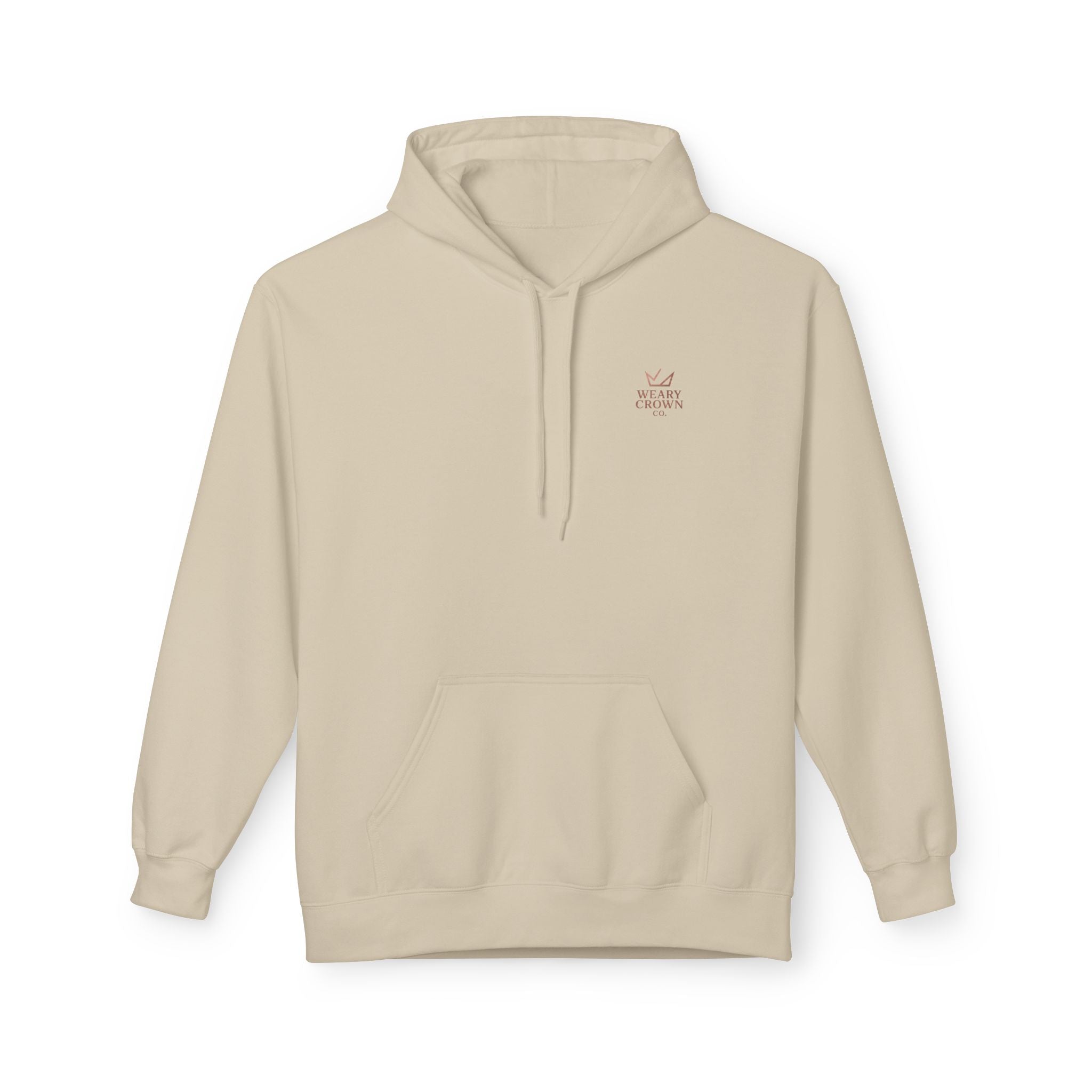 Weary Crown Minimal Crest Hoodie