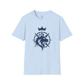 Wolf Compass Leadership Tee – Minimal Crest Graphic T‑Shirt