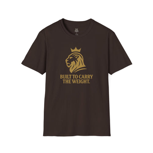 Built to Carry the Weight Shirt – Minimal Crowned Lion Tee