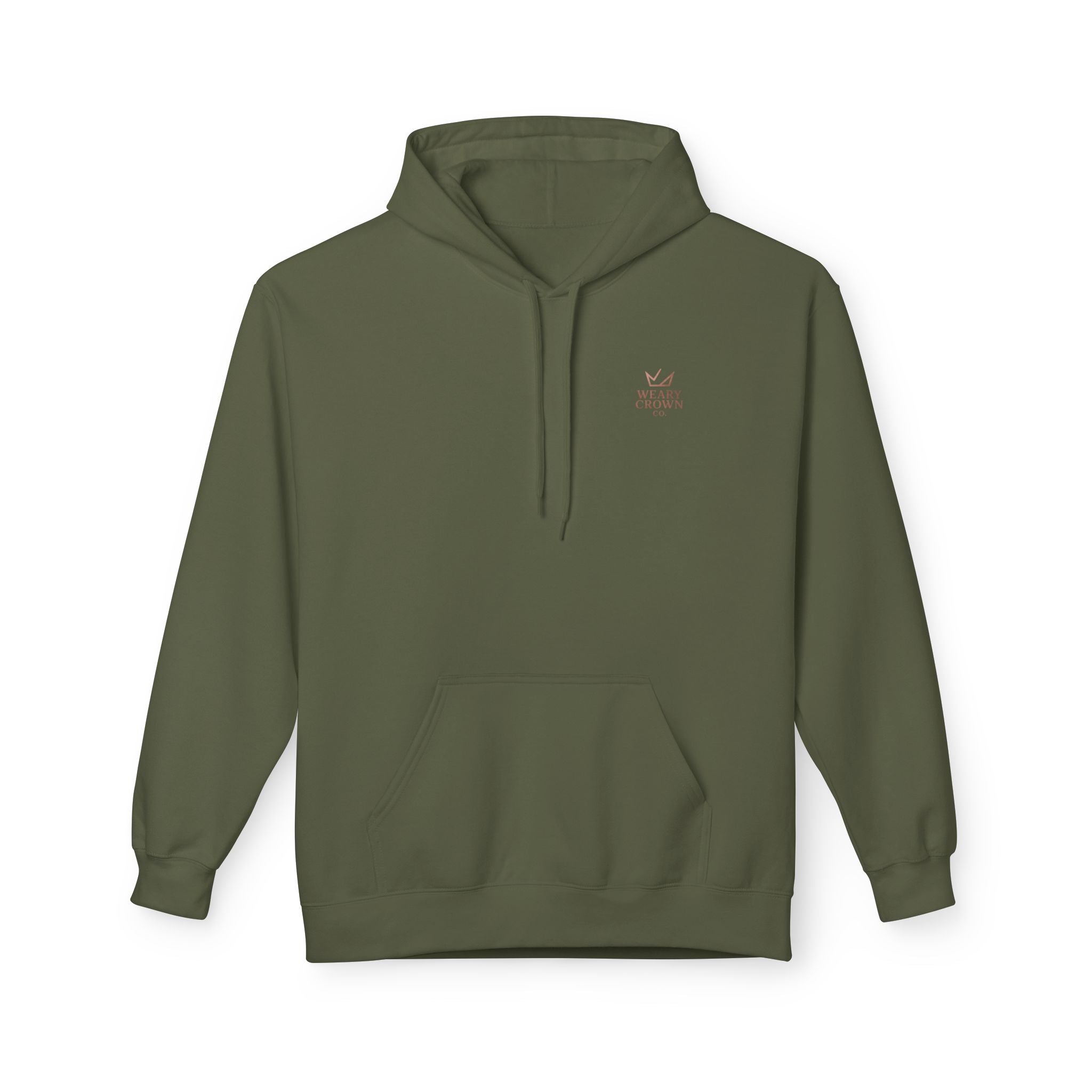 Weary Crown Minimal Crest Hoodie
