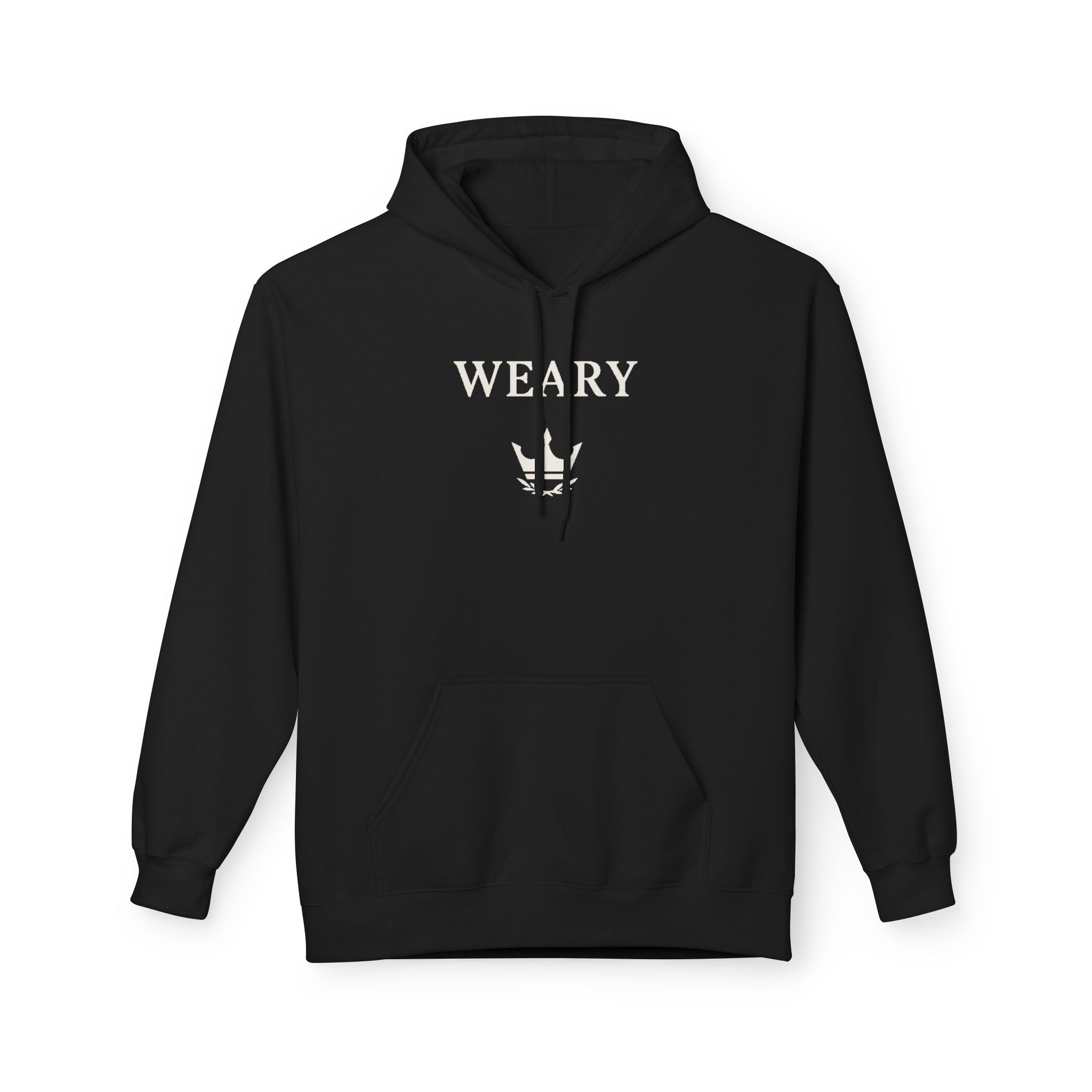 Weary Crown Minimal Crest Hoodie