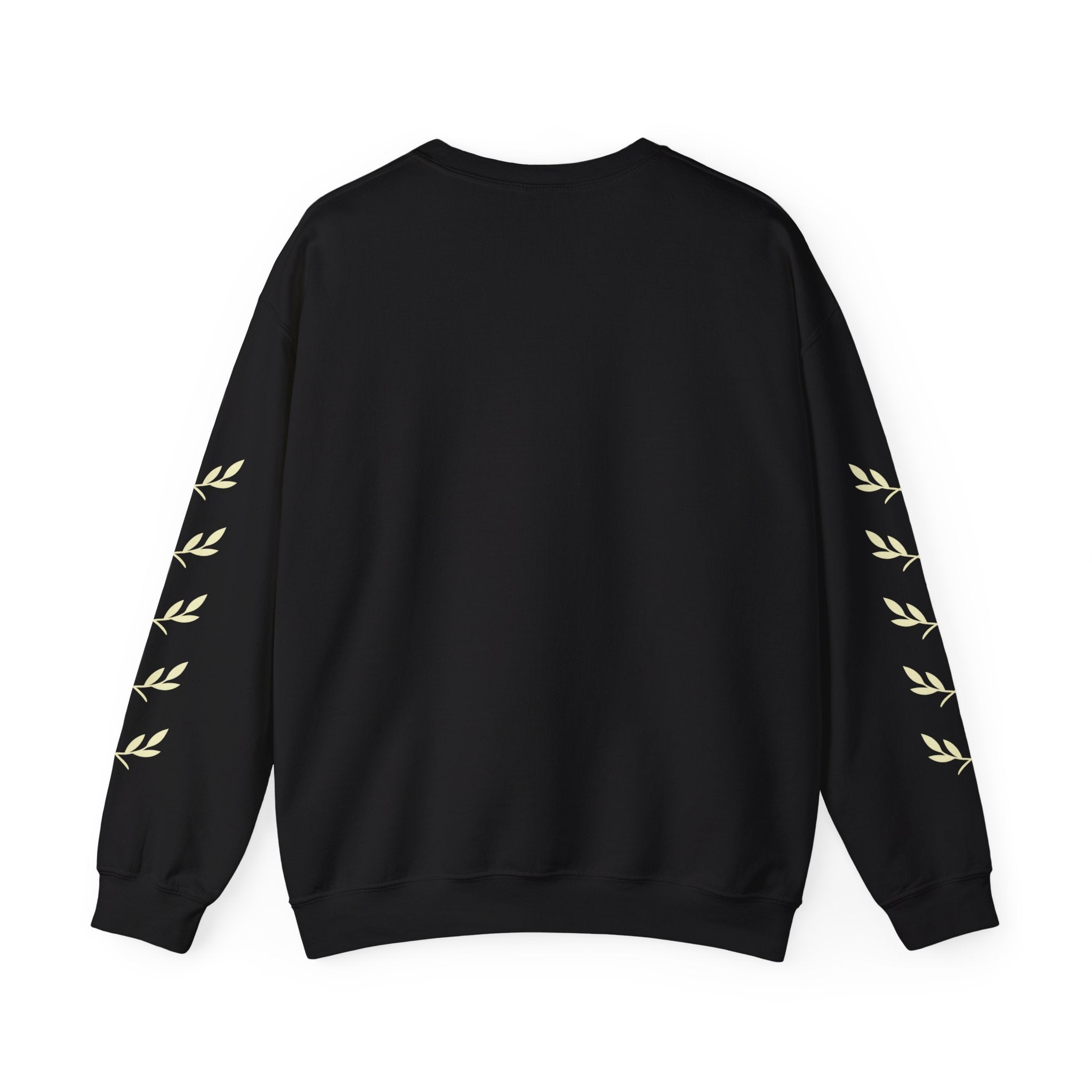 Crown Crewneck Sweatshirt — Gold Laurel Sleeve Design