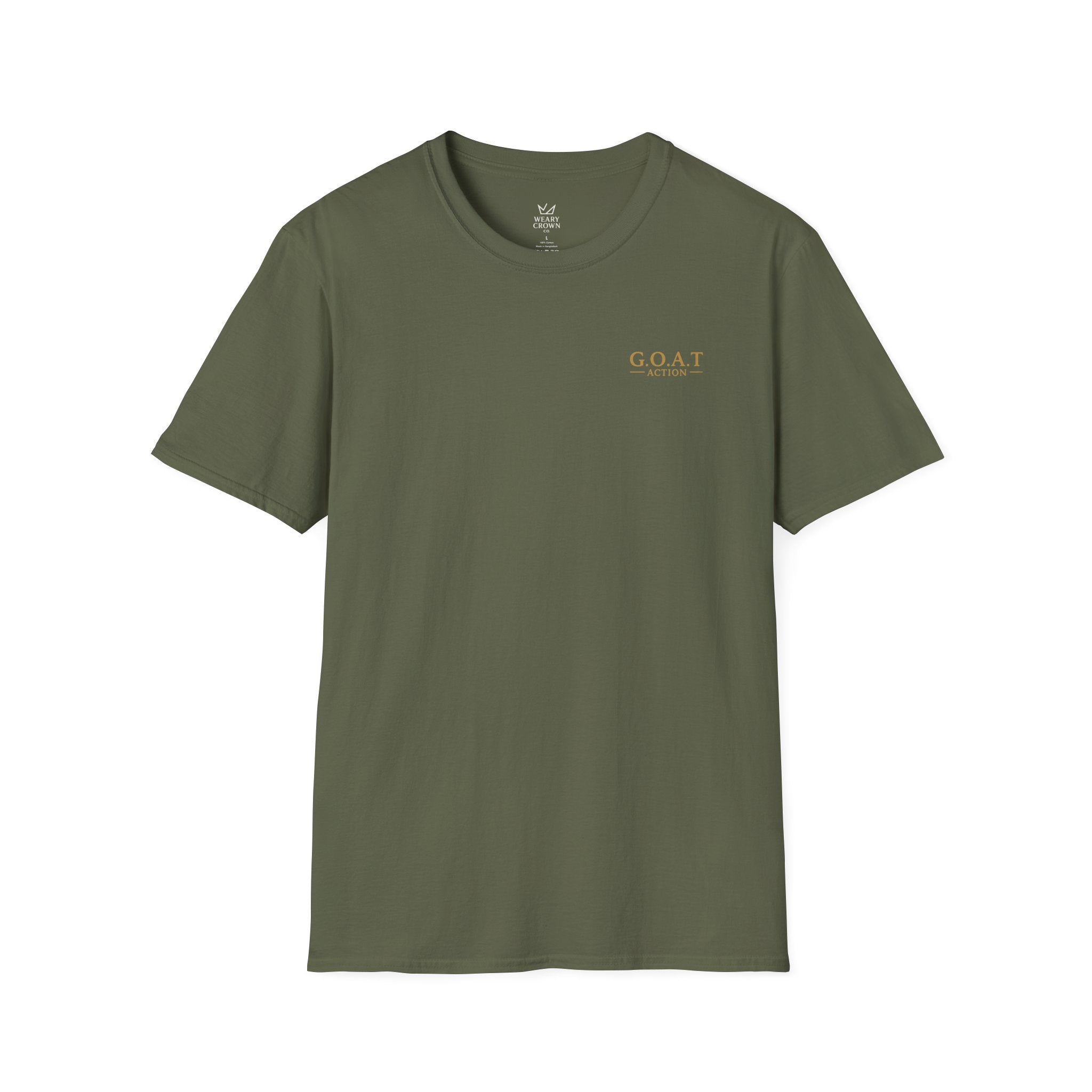 G.O.A.T Action “Earned, Not Given.” Tee