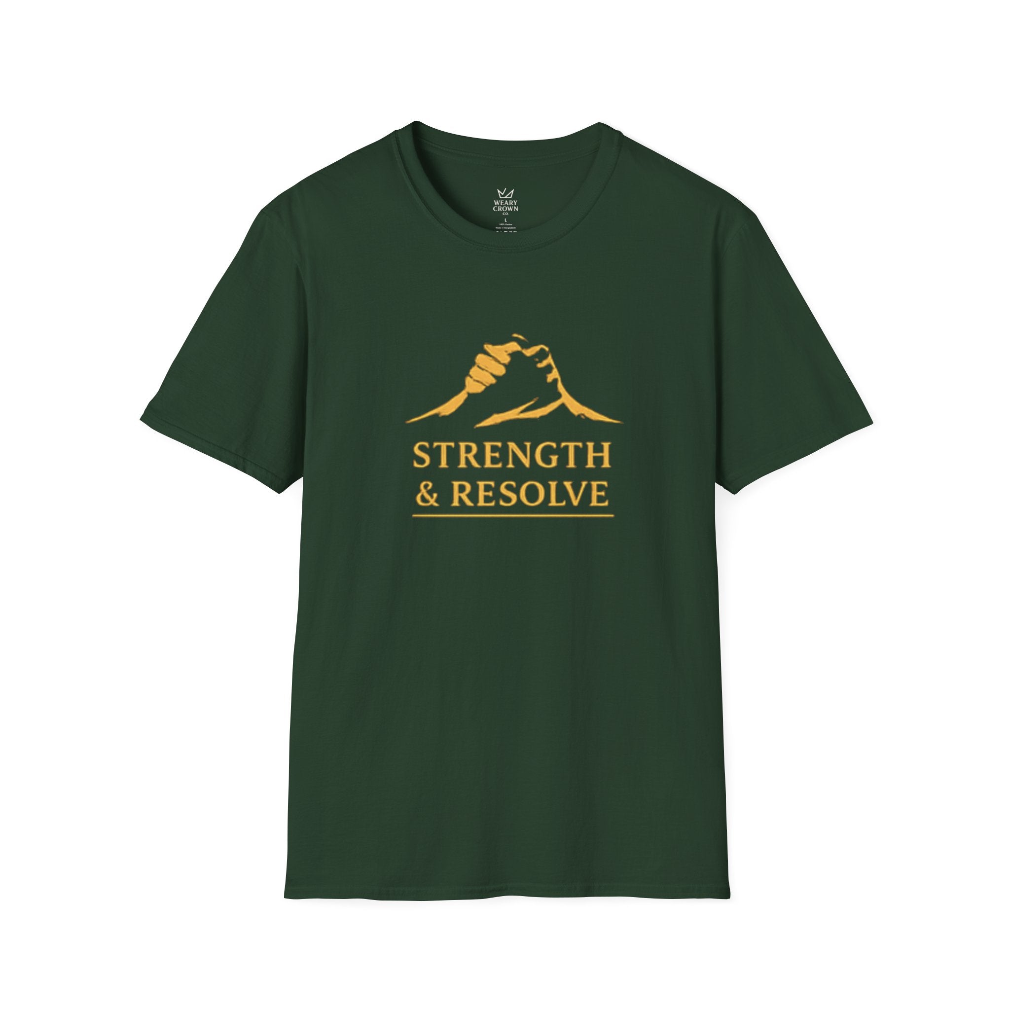 G.O.A.T Action Strength & Resolve Grip Crest Tee