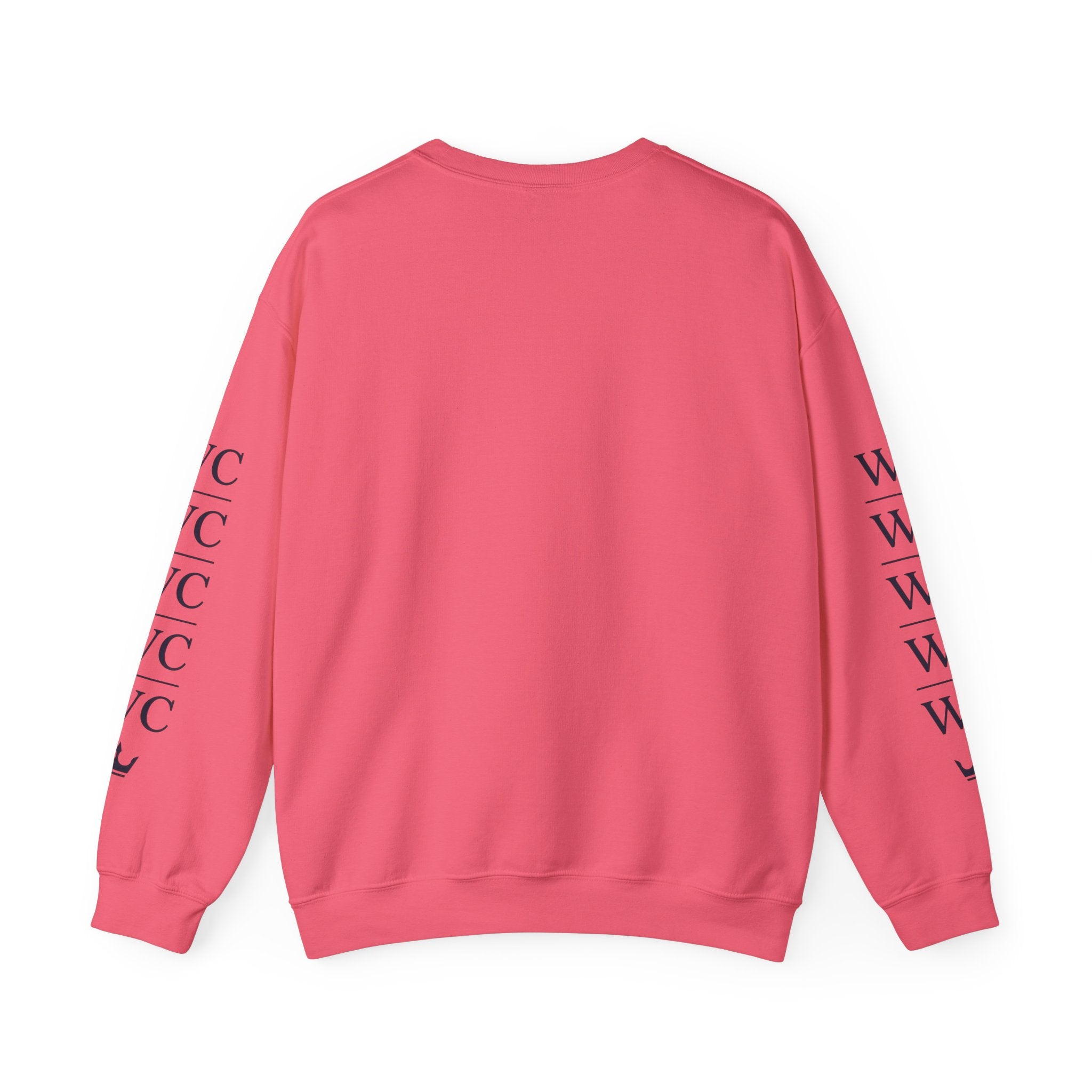 WEARY Wordmark Crewneck – Minimal Crown Emblem Sweatshirt with WC Sleeve