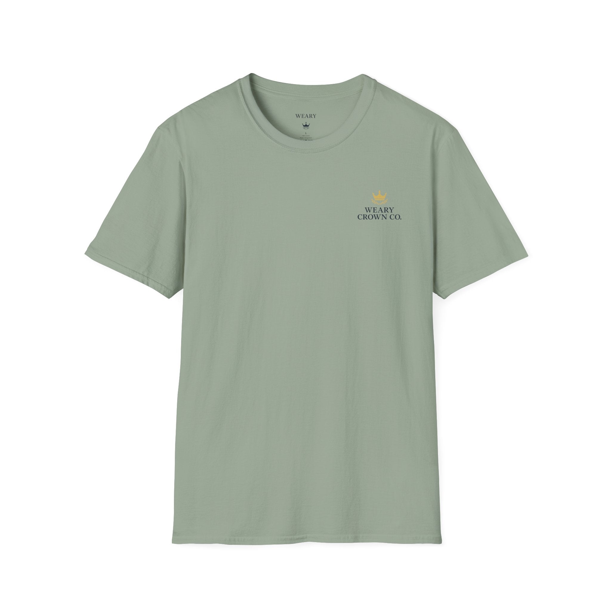 Weary Crown Co. Minimal Crest Pocket‑Style Tee
