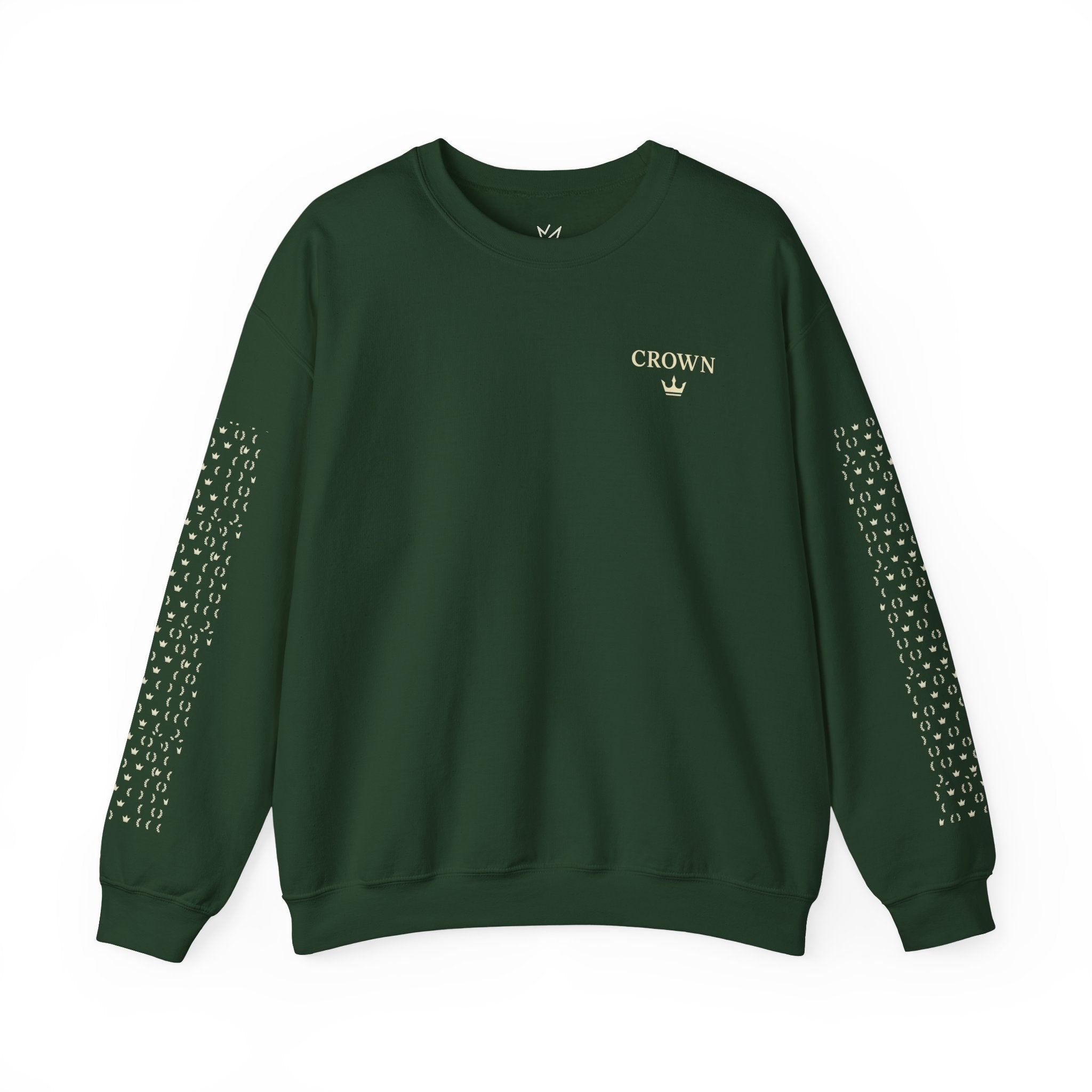 Weary Crown Co. Graphic Sweatshirt — 'Weary Crown Co. Capacity: 100% Duty: Heavy' Crewneck