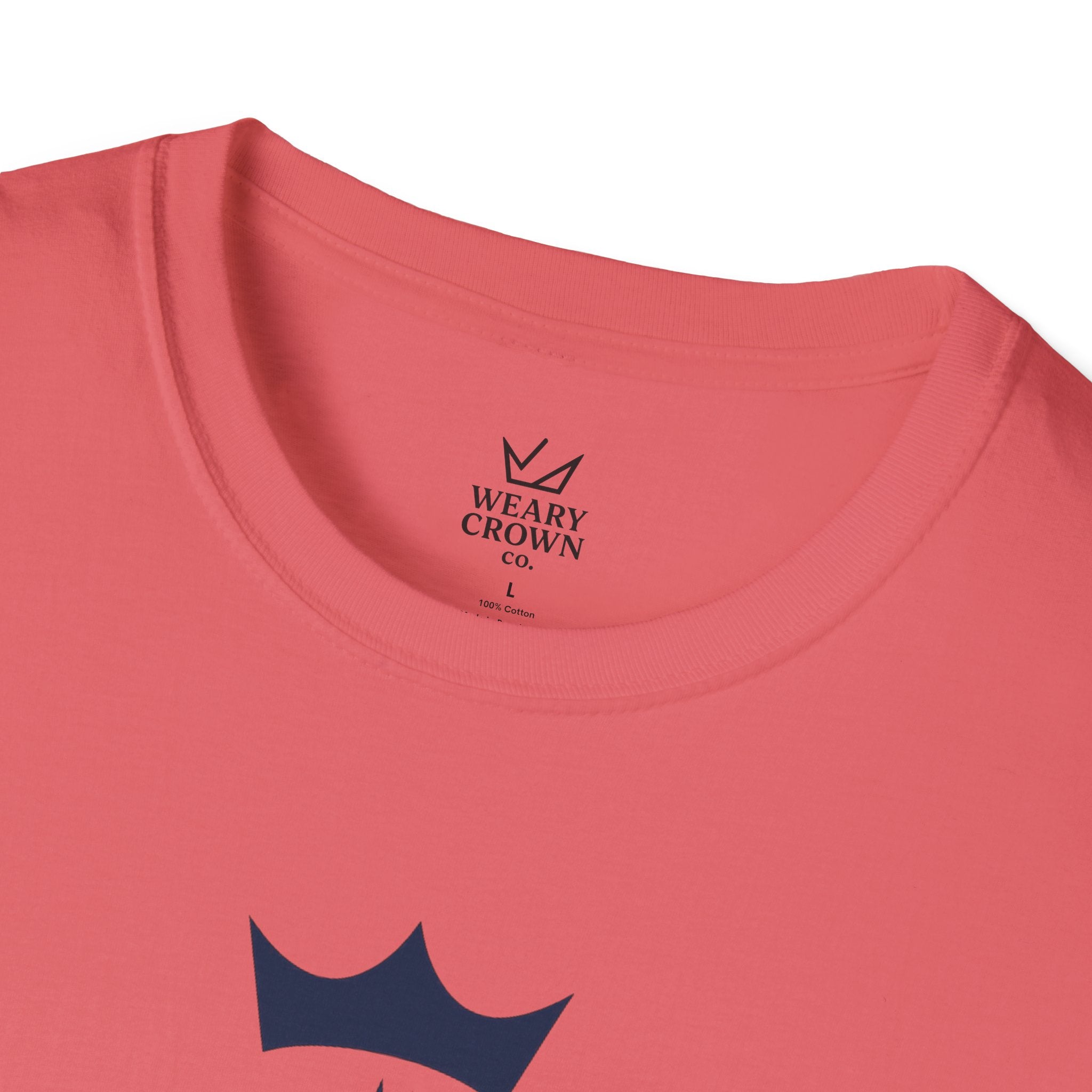 Definite Aim Tee – Crowned Compass Focus Motto T‑Shirt