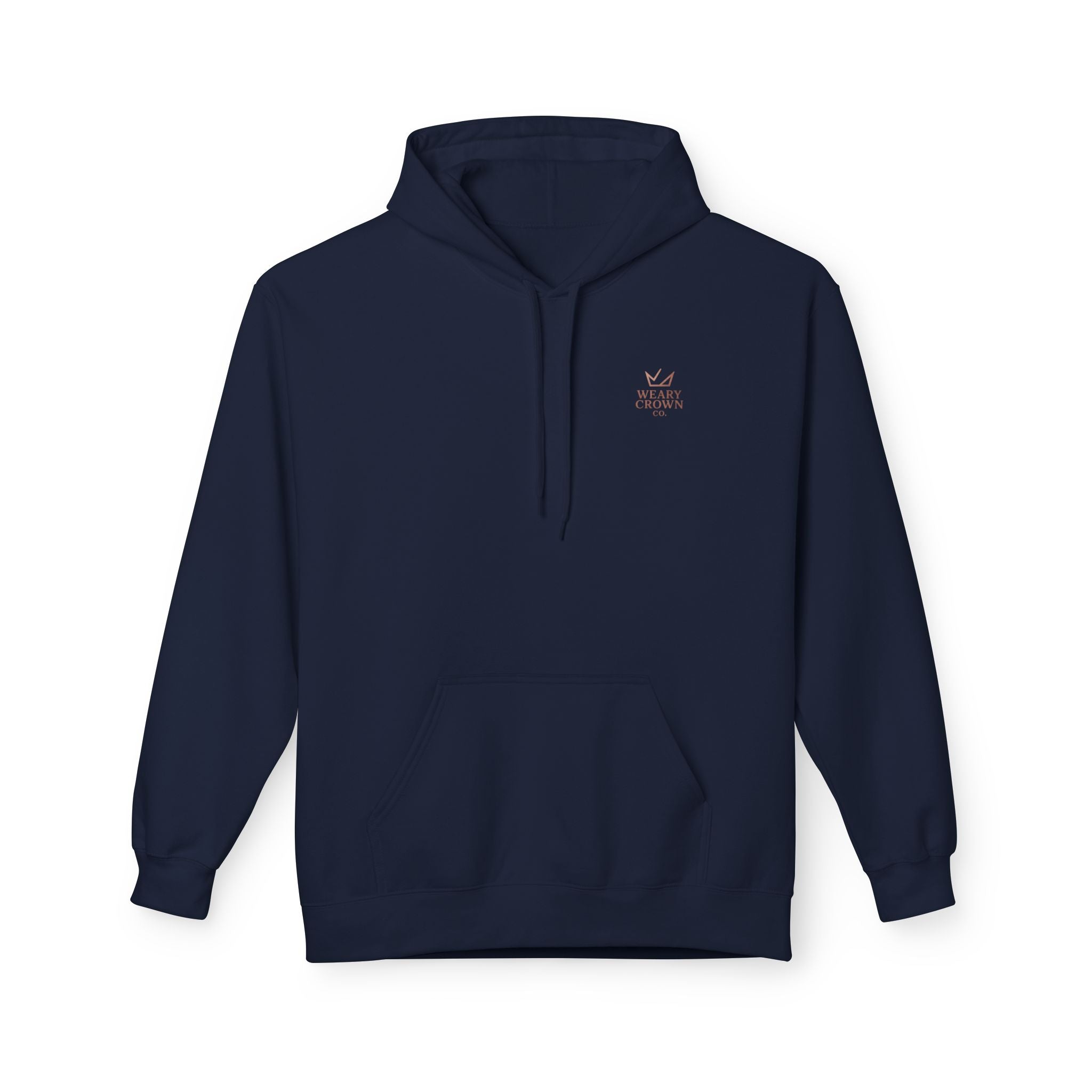 Weary Crown Minimal Crest Hoodie