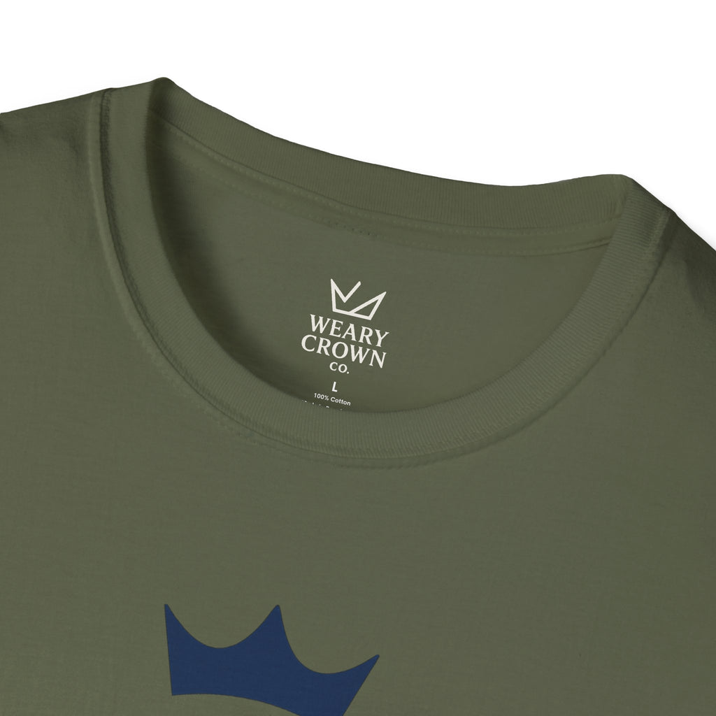 Wolf Compass Leadership Tee – Minimal Crest Graphic T‑Shirt