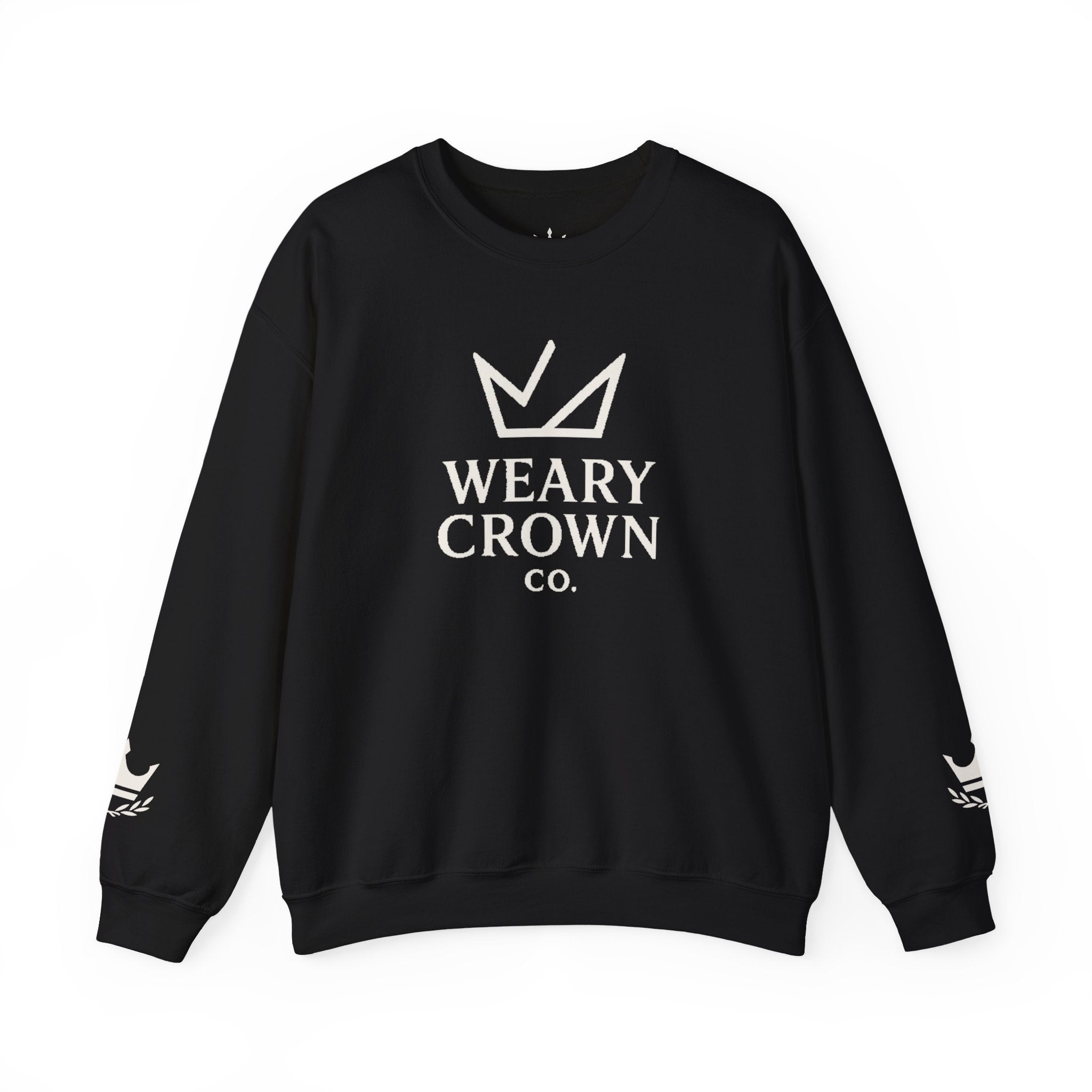 Weary Crown Co.™ Signature Logo Crewneck Sweatshirt
