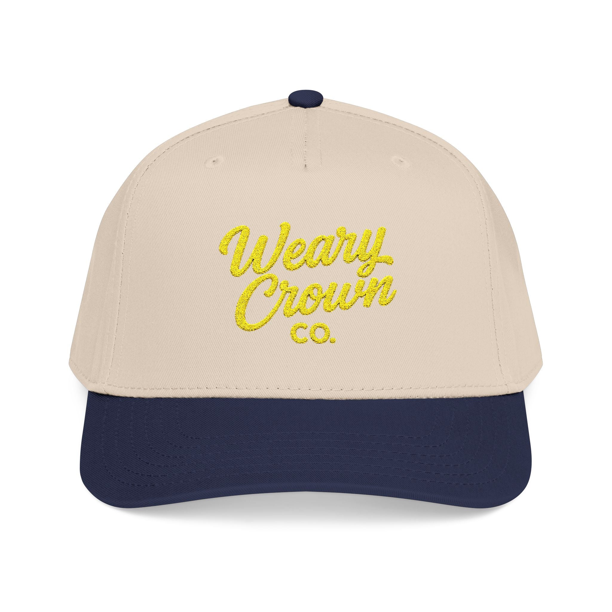 Weary Crown Gold Script Cap