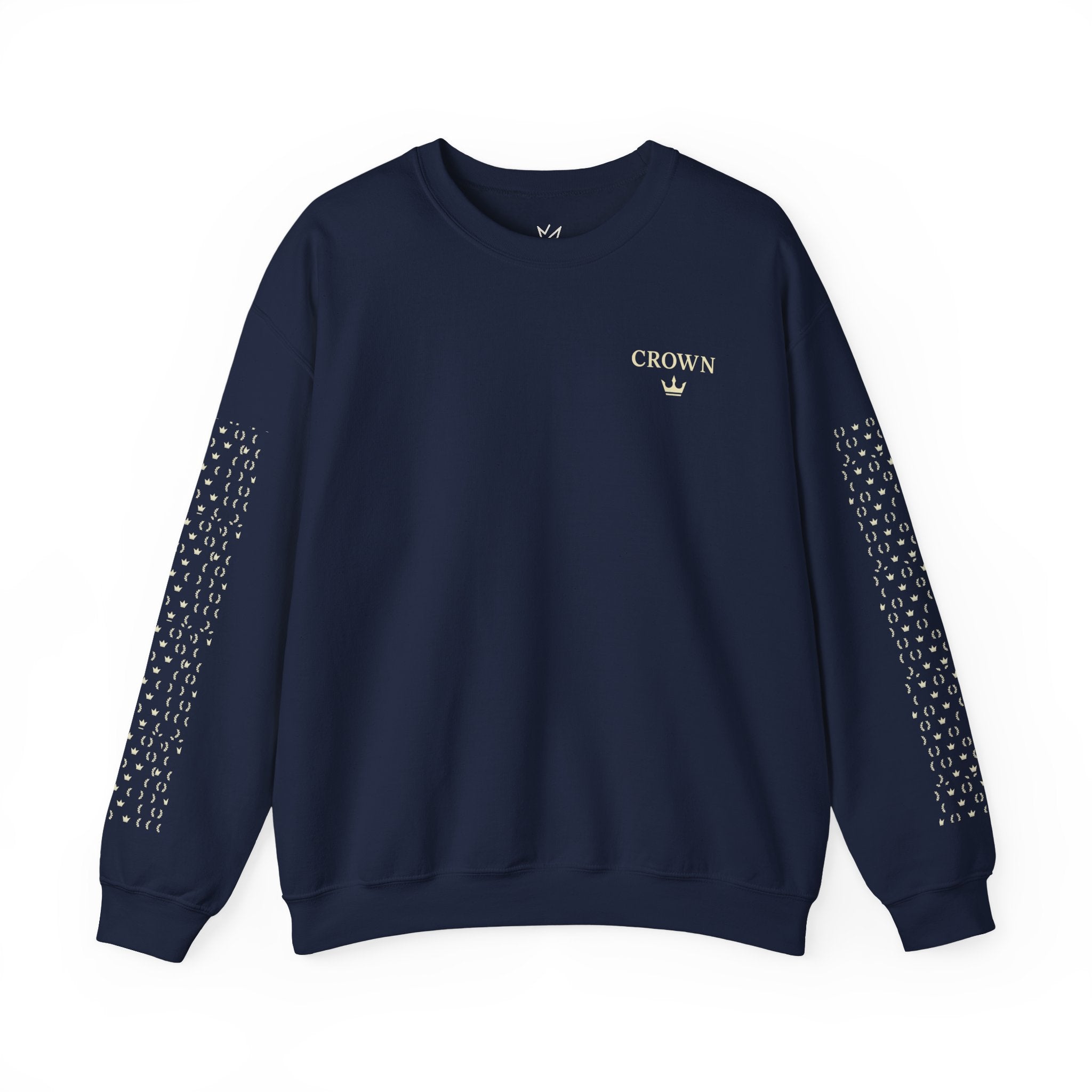 Weary Crown Co. Graphic Sweatshirt — 'Weary Crown Co. Capacity: 100% Duty: Heavy' Crewneck