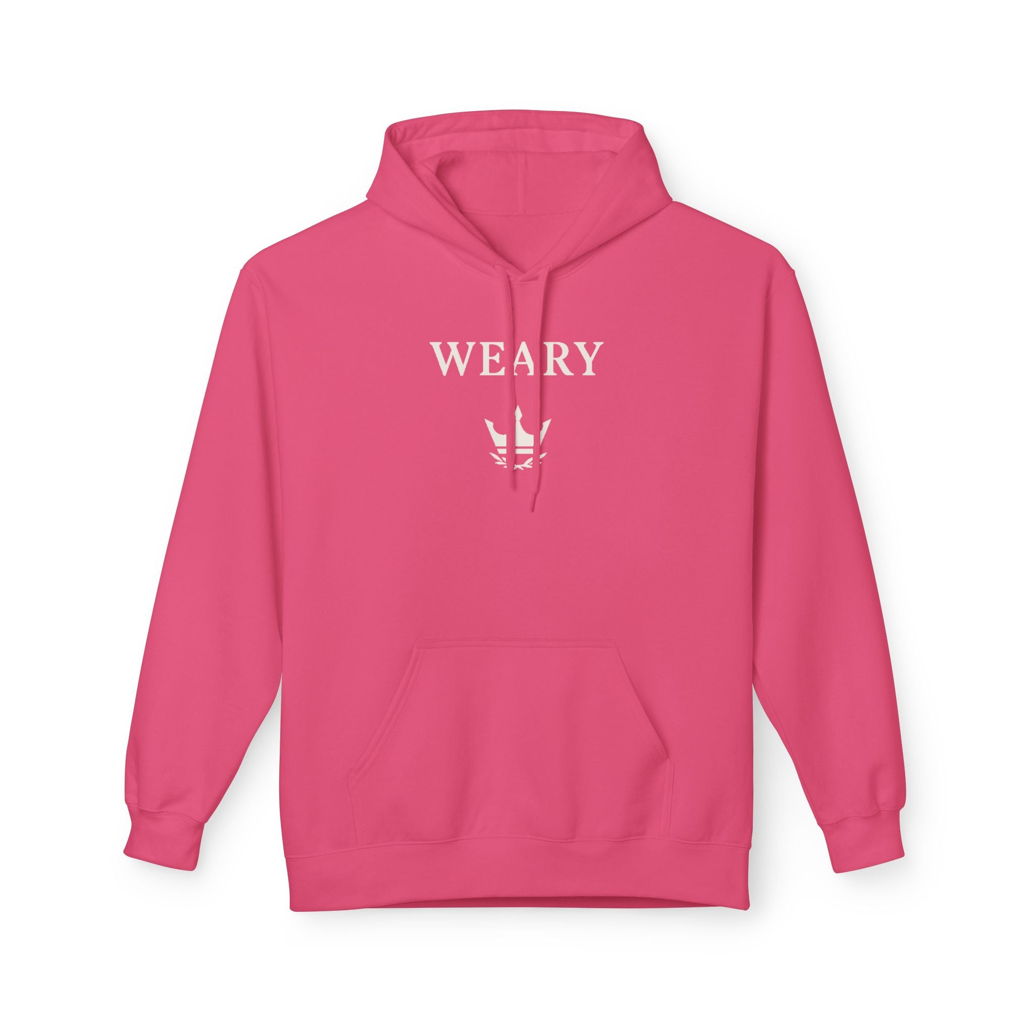Weary Crown Minimal Crest Hoodie