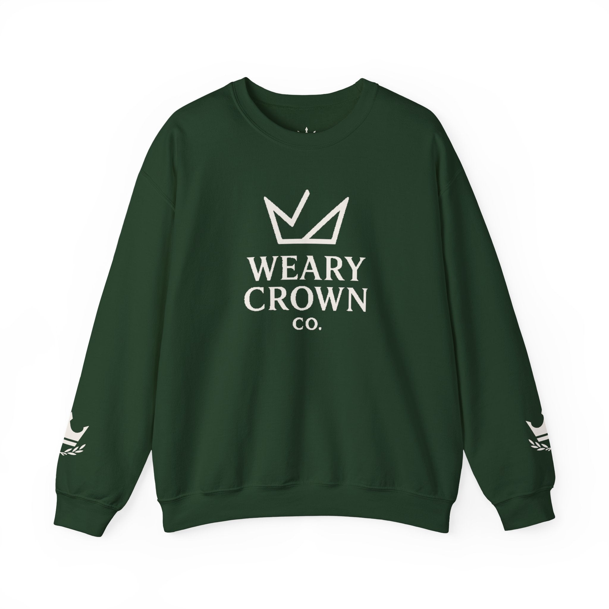 Weary Crown Co.™ Signature Logo Crewneck Sweatshirt