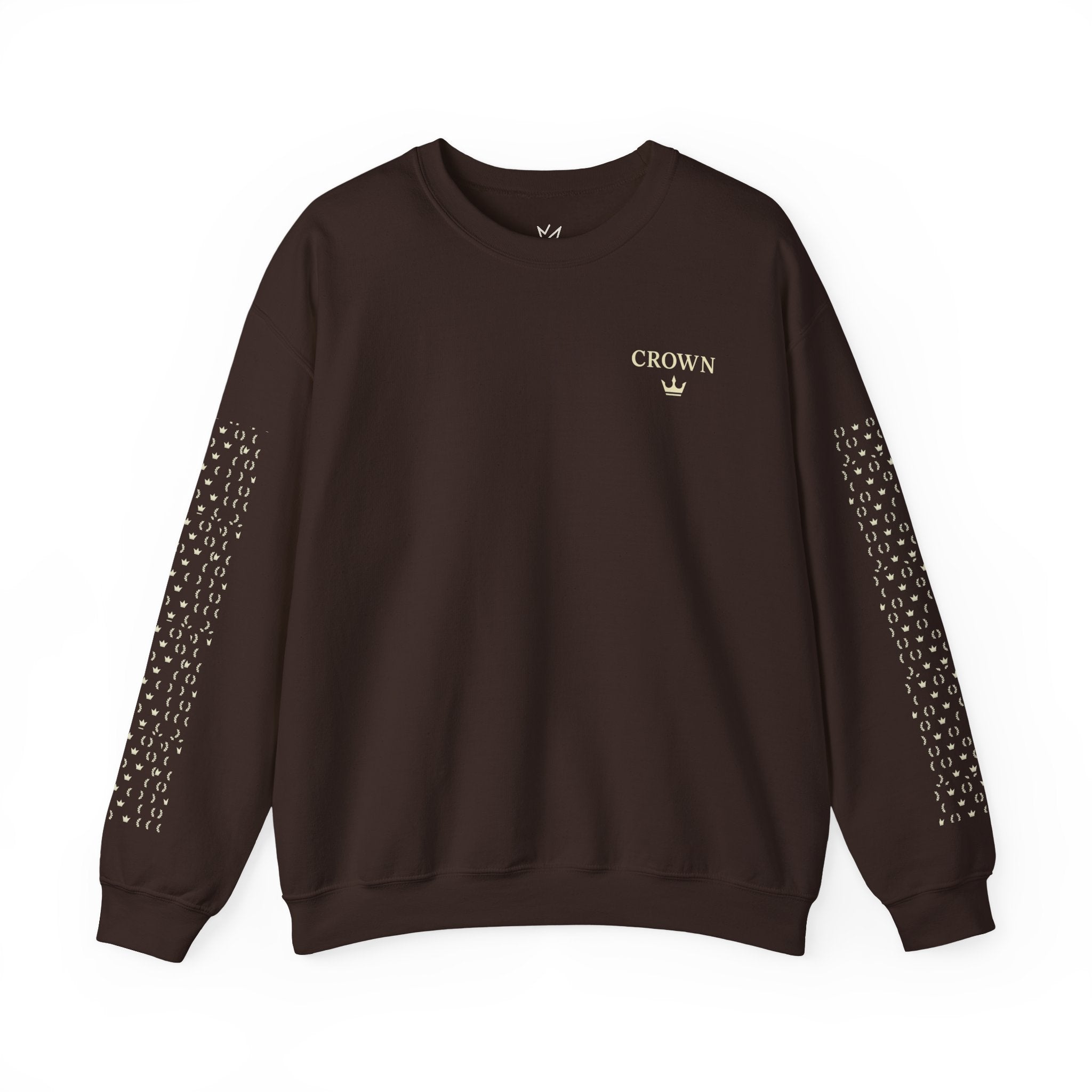 Weary Crown Co. Graphic Sweatshirt — 'Weary Crown Co. Capacity: 100% Duty: Heavy' Crewneck
