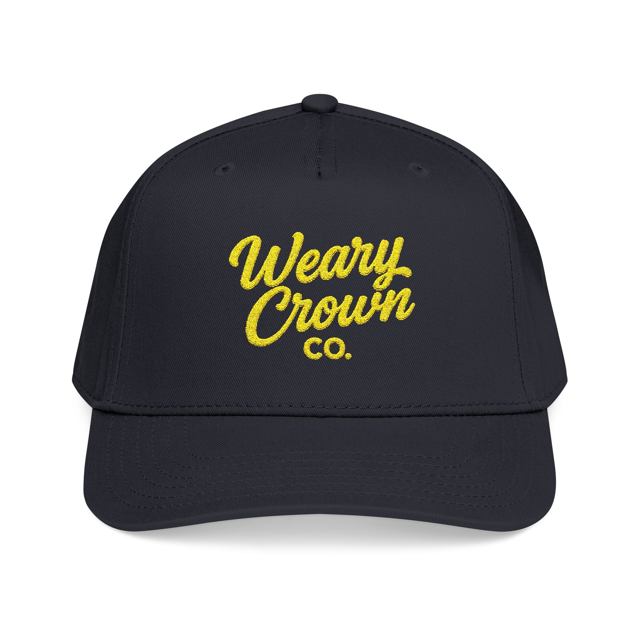 Weary Crown Gold Script Cap