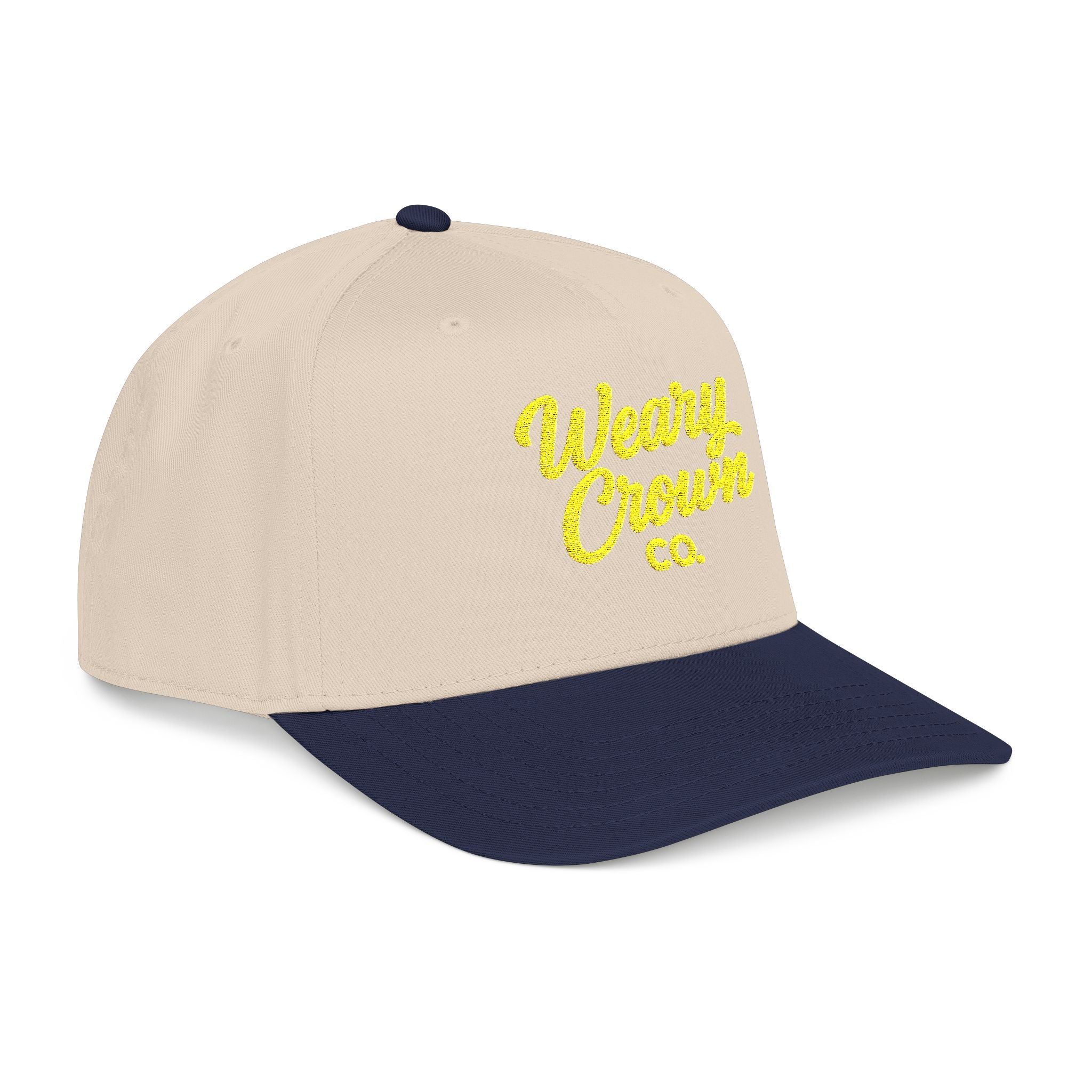 Weary Crown Gold Script Cap