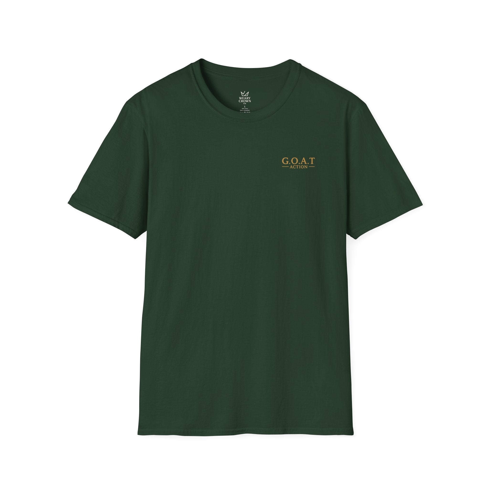 G.O.A.T Action “Earned, Not Given.” Tee