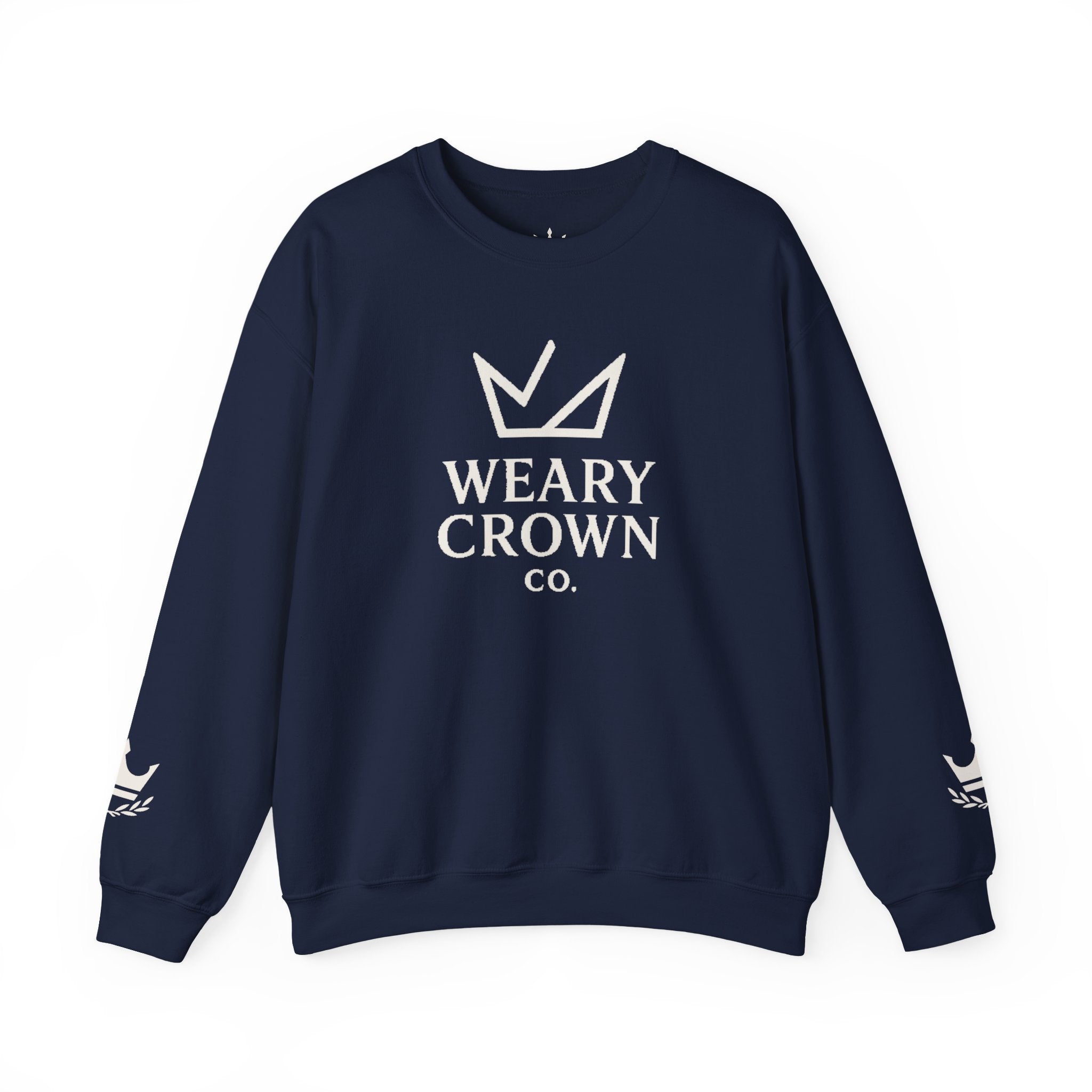 Weary Crown Co.™ Signature Logo Crewneck Sweatshirt