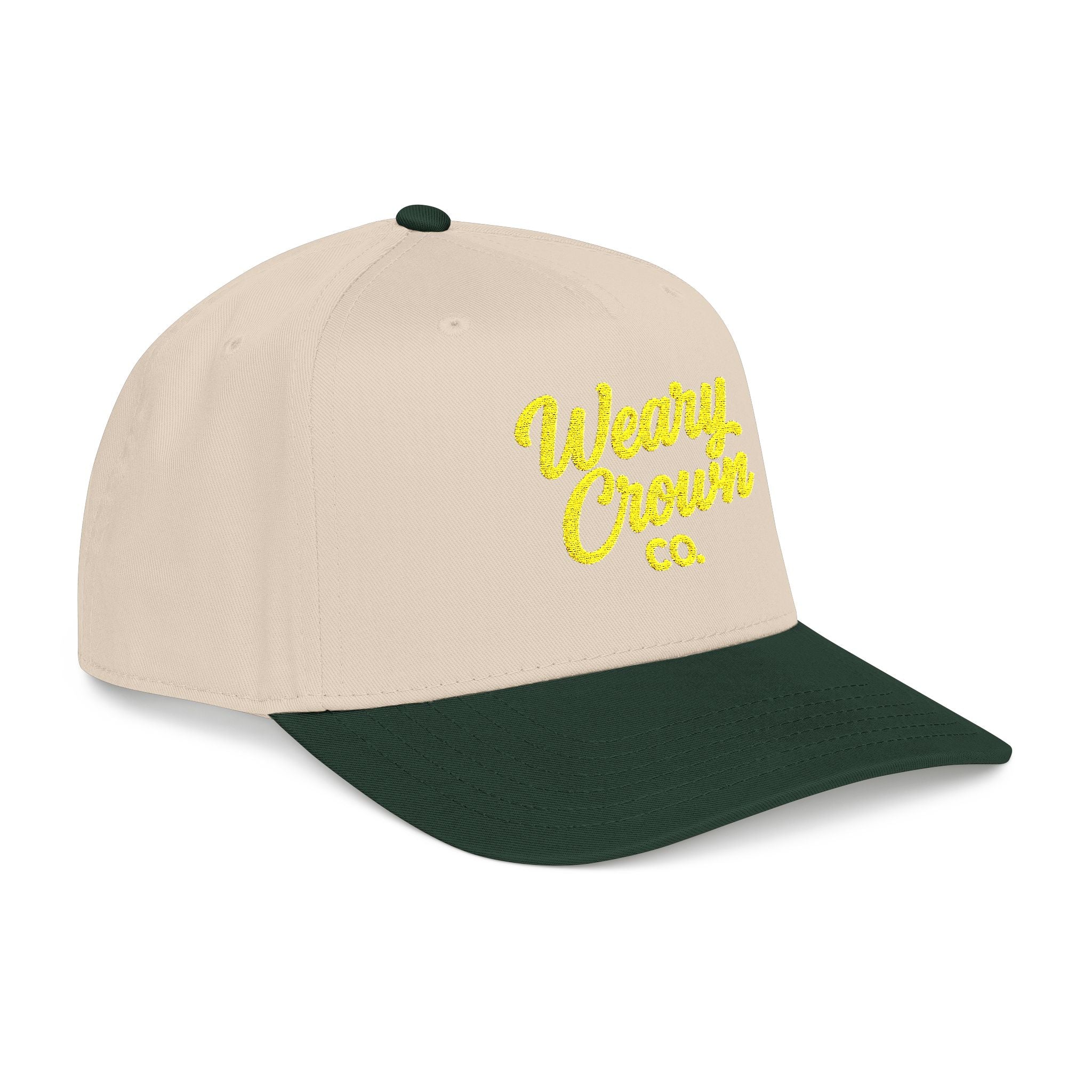 Weary Crown Gold Script Cap