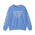 Crown Crewneck Sweatshirt — Gold Laurel Sleeve Design